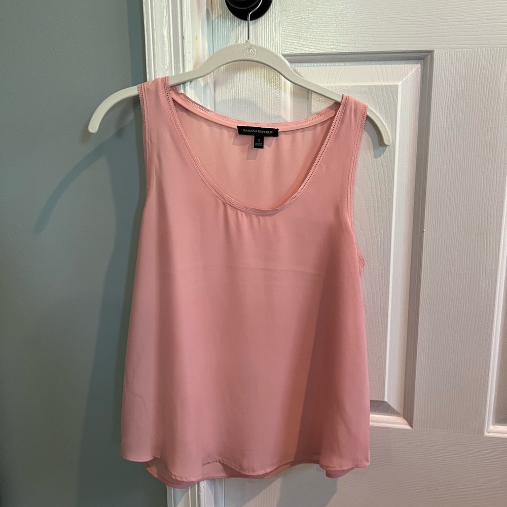 Blush Pink Banana Republic Flowy Top